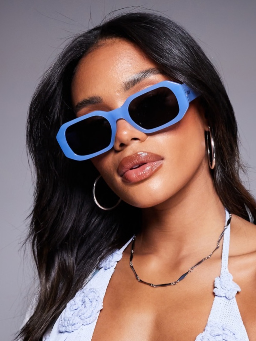 Quay Australia Hyped Up Sunglasses In Blue New